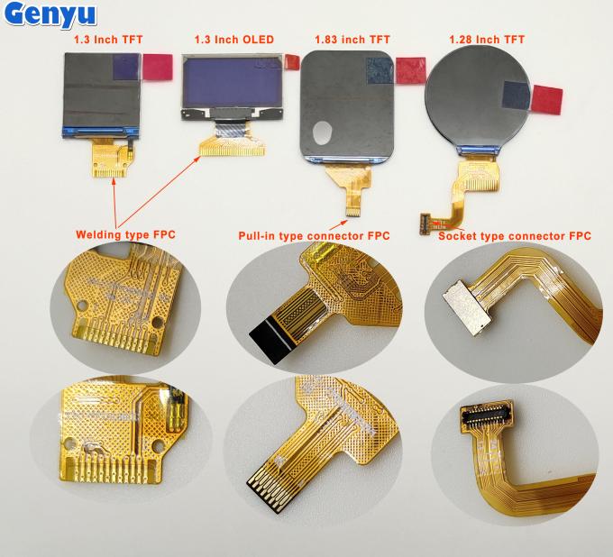 1.77 Inch TFT LCD Screen 128x160 Dots 12 O'Clock 22pin 8-Bit Parallel Small Size 2