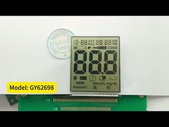 LCD Custom Segment Display HTN Positive no backlight for Blood Glucose Meter