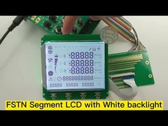 Custom LCD Display Modules 7 14 Segmented HT1623 FSTN White COB+PIN for Meter Box