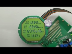 Segment LCD Display 2.36 Inch Round STN Yellow Green Display no Backlight