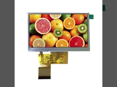 TN 4.3 Inch TFT LCD Panels 6 O'clock 480x272 Dots ST7282 40PIN RGB Interface
