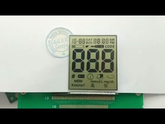 Custom LCD Segment Display HTN Positive No Backlight For Blood Glucose Meter