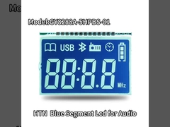 Customized LCD Display HTN Negative 7 Segment LCD Display For Audio