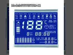 HTN Blue 8 Inch Segmented Custom LCD Screen Panel For Water Dispenser