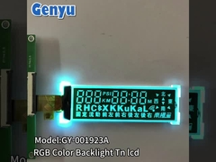 COG Segment LCD Display TN Negative 20pin FPC RGB Color Backlight For Stopwatch