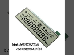 Custom Size LCD Display Gas Meters HTN Positive Reflective LCD Screen 78x30mm