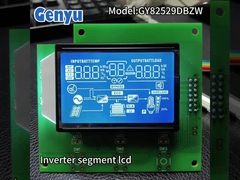 LCD 7 Segment Display HTN White On Blue Chip On Board AIP31621 Driver For Inverter