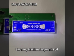 Custom Design LCD Display Screen STN Segment Blue 30PIN For Cleaning Machine