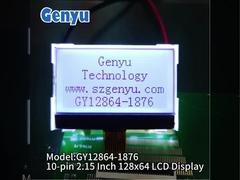 2.15 Inch 128x64 LCD Display COG Dot Matrix FSTN ST7567 10PIN Socket Type