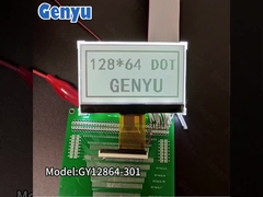 2.9 Inch 128x64 Graphic LCD Display FSTN Black White Transflective 18PIN SPI Interface