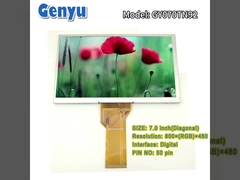 Digital Interface 7 Inch TFT LCD Screen RGB 800×480 Resolution Normal White 50pin