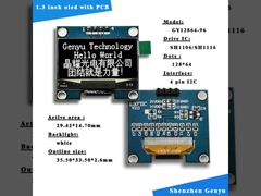 1.3 Inch I2C OLED Display Module White Color 128x64 Resolution SH1106