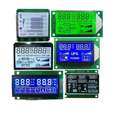 Backlight Optional Colors 16 Segment TN LCD 14 Segment Large 7 Segment LCD Display Digit HTN STN Monochrome Display