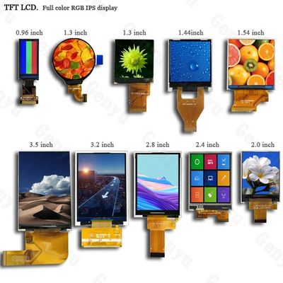2.4 Inch IPS TFT LCD Display with Wide Viewing Angle, 18-pin Soldering FPC, and ISO9001:2015 Certification for Automotive Applications
