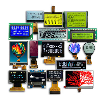 Custom LCD Display Module with 128*64 Dot Matrix and 7 Segment Display for Industrial Applications