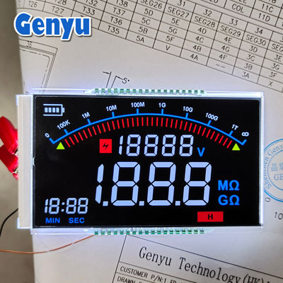 Good price Black Screen Color Segments VA LCD Display online