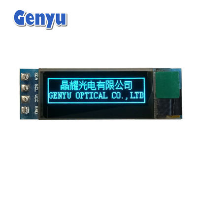Good price Blue  0.91 Inch OLED Module 128x32 Resolution SSD1306 IIC Interface Customized online