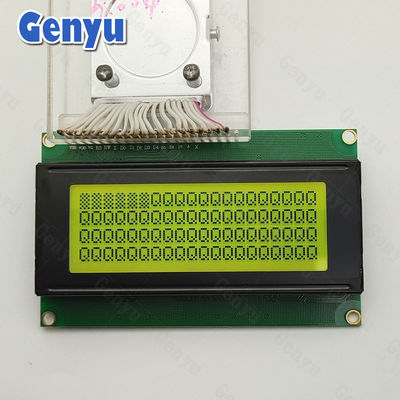 Good price STN Yellow Green Monochrome LCD Display Module Screen 20x4 Character LCM 16pin online