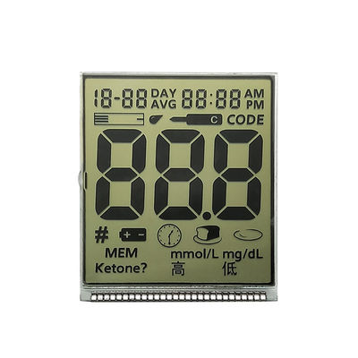 Good price Custom LCD Segment Display HTN Positive No Backlight For Blood Glucose Meter online