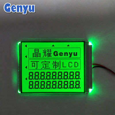 Good price 8.0V Customized LCD Panel STN Black Digits Green Backlight For Electronic Scales online
