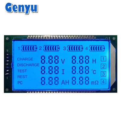 Good price Custom LCD Segment Display Module HT1621 TN Positive Blue Backlight For Charger online