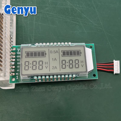 Good price Customization Segment LCD Modules TN 6 Digit LCD Display Blue Backlight online
