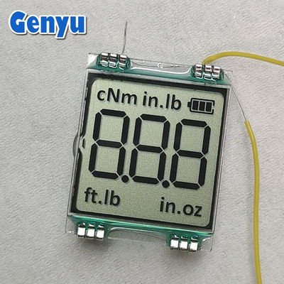 Good price Customization 3 Digit 7 Segment LCD Display TN Potivie Black Fonts 12 PIN Connect online