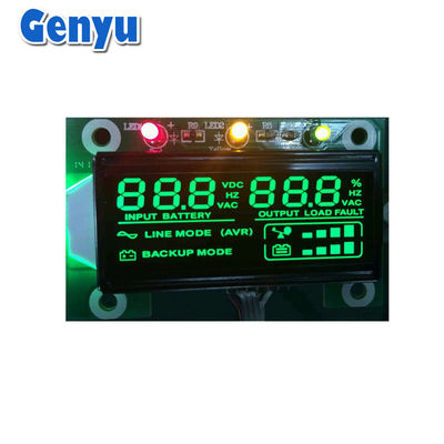 Good price VA LCD Display Black Screen Transflective COB Module with Emerald Backlight online