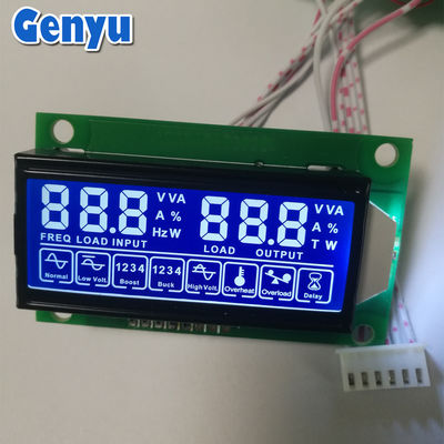Good price OEM LCD Seven Segment Display HTN Blue 5V LCD Screen With PCB Board online