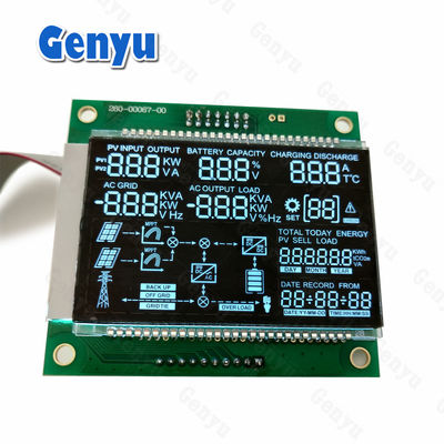 Good price Segmented VA LCD Display Black Panel White Backlight HT1623 COB+PIN Module online