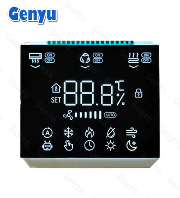 Good price 3.5 Inch Square Shape VA 3 Digit Seven Segment Display 19 PIN Thermostat Lcd Display online