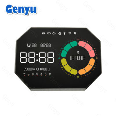 Good price Custom Shape VA LCD Display Color Segmented LCD Display 4Digit Zebra Screen For Clock online