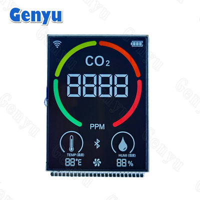 Good price 2.5 Inch VA LCD Display 4 Digit 7 Segment Screen 24PIN For Carbon Dioxide Detector online