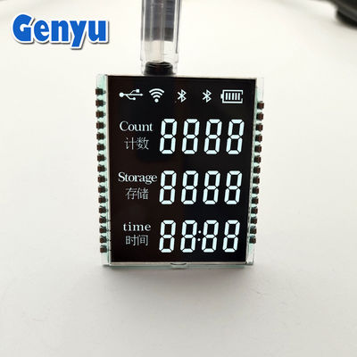 Good price Small Size Vertical Alignment Display 3 Line 4 Digits Black Segment Screen 3.3V 30PIN online