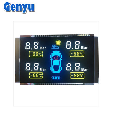 Good price VA Segmented LCD Display Black Screen Module COB+PIN For Car Tire Pressure online