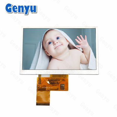 Good price 5 Inch TFT LCD Display TN Transmissive 800x480 Resolution 40PIN Parallel RGB 24 Bit online