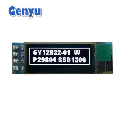 Good price White 0.91 Inch OLED Display Module 128x32 Dots SSD1306 4PIN I2C Interface online