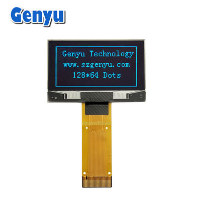 Good price Serial Interface 1.54 Inch OLED Display Panel Blue Color 128x64 Dots 24PIN online