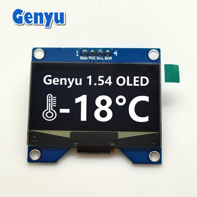 Good price 1.54 Inch Monochrome OLED Display Module 128x64 Dots CH1116 IIC Interface online