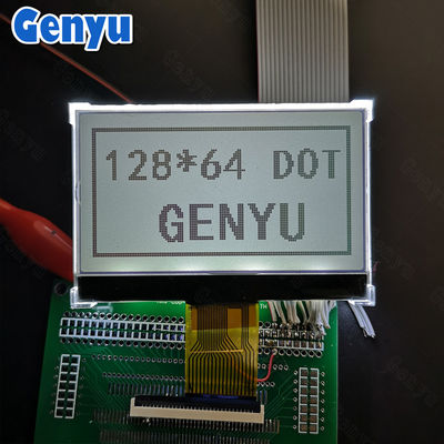 Good price 2.9 Inch 128x64 Graphic LCD Display FSTN Black White Transflective 18PIN SPI Interface online