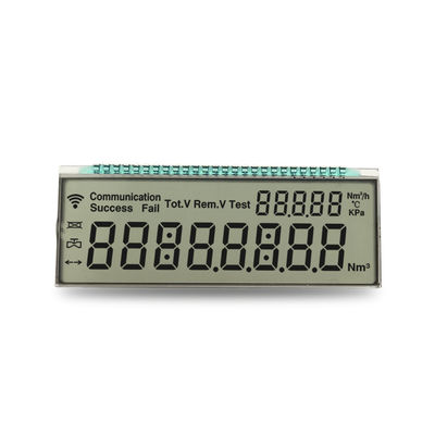 Good price 3.3V Operating Voltage Custom LCD Display for Positive Reflective Screen Energy Meter 8 Digit 7 Segment Monochrome LCD online