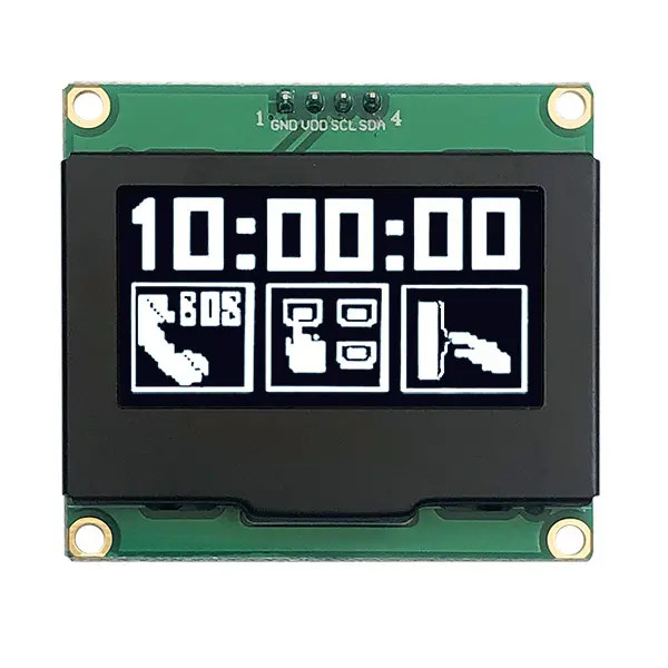 1.54 Inch OLED Display Module White Color 128x64 Pixels SSD1309 I2C ...
