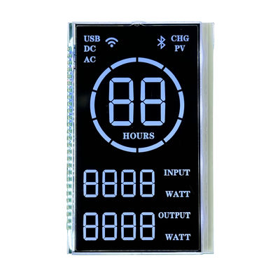 Good price 7 Segment VA Black LCD Customization Negative Display 5V 27PIN online