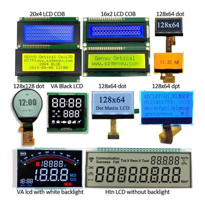 Good price Fstn Monochrome 128x64 dot Graphic Cog LCD 16x2 Lcm Vatn Lcd Digital Segment Screen Custom 7 Segment Lcd Display online